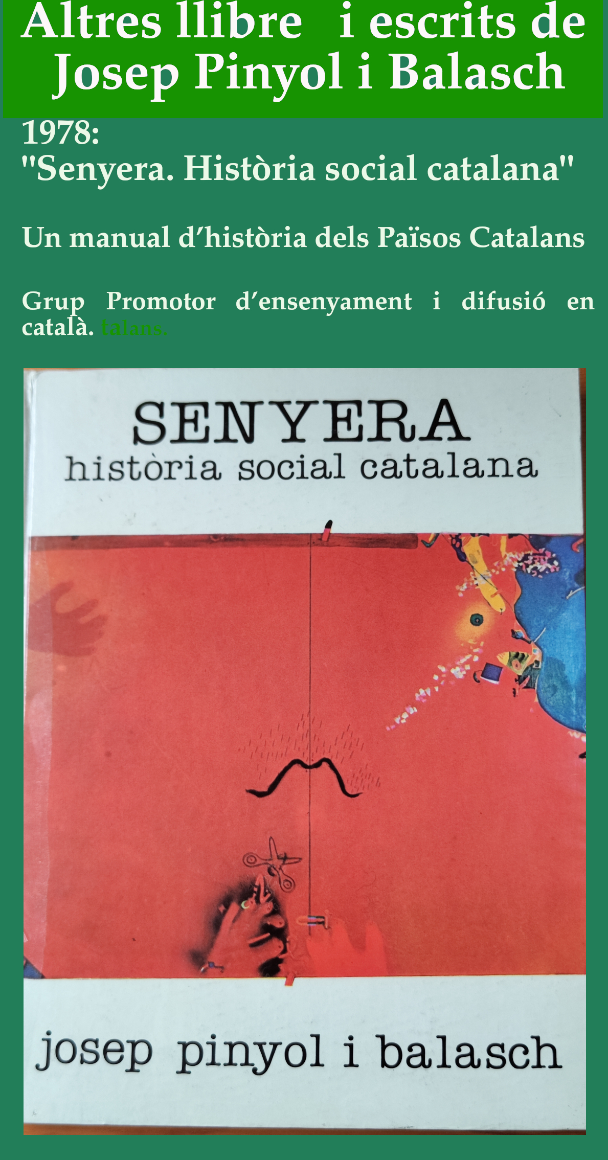 Senyera: Història social catalana