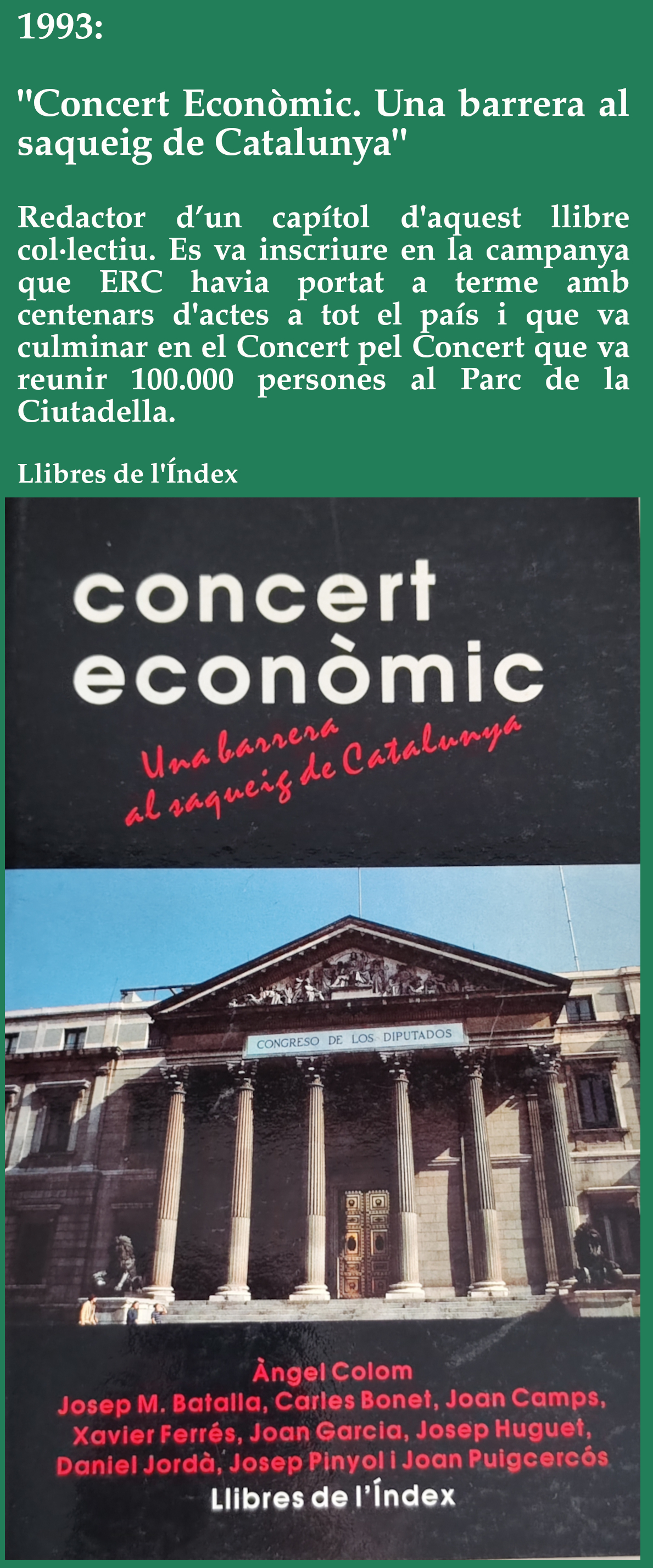 Concert Econòmic: Una barrera al saqueig de Catalunya